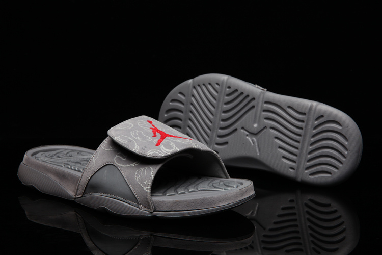 KAWS x Air Jordan 4 Cool Grey Sandal - Click Image to Close